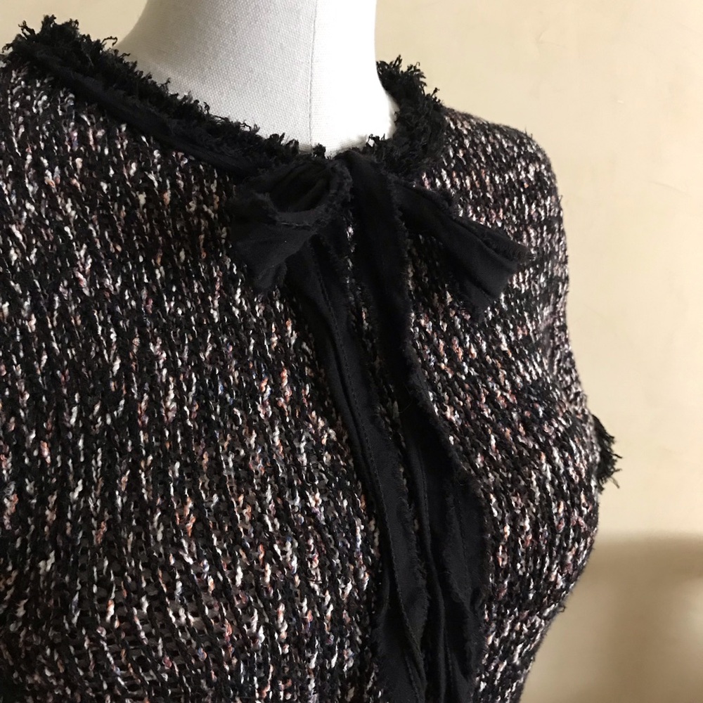 ZARA Black and White Knit Dress - Picture 5 of 9